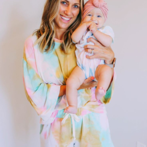 customized mom and kid combo