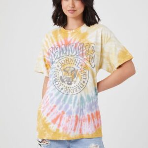 Ramones Graphic Tie-Dye Tee oversized tshirts