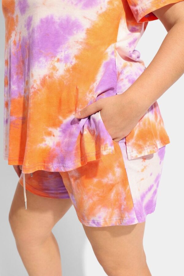 Ritera Supersoft Tie Dye T-Shirt Shorts Lounge Suit - 4XL_26 (1)
